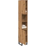 vidaXL Kopalniška omarica artisan hrast 30x30x190 cm inženirski les | Shoptok.si