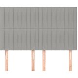  Uzglavlje svijetlosivo 144x5x118/128 cm tkanina | shoptok.hr