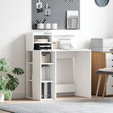 vidaXL Stol sa skladištenjem Bijeli 90x48x101.5 cm Konstruirano drvo | shoptok.hr