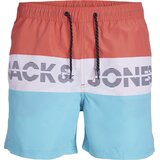 Jack & Jones Muške kupaće hlače Colorblock Narančasta | shoptok.hr