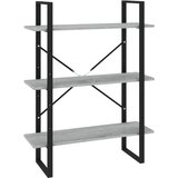 Maison Chic Knjižna omara - Knjižni regal siva sonoma 80x30x105 cm konstruiran les, (21726332) | Shoptok.si