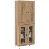  Visok predalnik Umetni hrast 69,5 x 34 x 180 cm Konstruiran les, (5000108391) | Shoptok.si