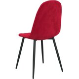  Jedilni stoli 4 kosi vinsko rdeč žamet | Shoptok.si