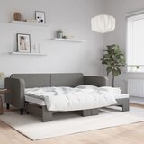 vidaXL Izvlečna dnevna postelja temno siva 80x200 cm blago Cene