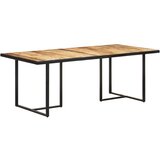  Blagovaonski stol 200 cm od grubog drva manga | shoptok.hr