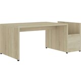  Stolić za kavu boja hrasta sonome 90 x 45 x 35 cm od iverice | shoptok.hr