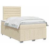  Boxspring krevet s madracem Krem 120 x 190 cm Tkanina - Krem 120 x 190 cm Dizajn linija | shoptok.hr