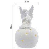 Emos Keramični angel LED, 29 cm, 2x AA, notranje, topla bela | Shoptok.si