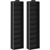 vidaXL Viseč organizator za omaro 2 kosa z 10 policami blago | Shoptok.si