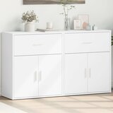 vidaXL Komoda 2 kom bijela 60 x 31 x 70 cm od konstruiranog drva Cijene