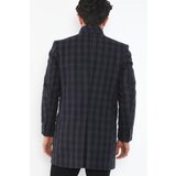 Dewberry PLT8370 MEN'S COAT-PATTERNED NAVY BLUE | shoptok.hr