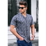 Madmext Shirt - Gray - Regular fit cene
