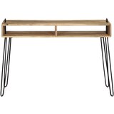 Maison Chic konzolna miza - miza ob steni iz trdnega mangovega lesa 115x35x76 cm, (21786330) Cene