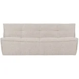 Bež sofa od bouclé tkanine 204 cm Cluster –