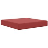  Zunanja blazina za kavč vinsko rdeča 60 x 60 x 8 cm Poliester, (5000202267) | Shoptok.si