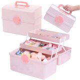  Jewelry Box Cosmetics Accessories Pink 29x16x16cm | shoptok.hr