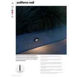  Redo 90425 - LED spoljno zidno svetlo POLIFEMO LED/8W/230V IP65 belo | Eponuda.com