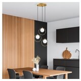 Opviq Luster Dolunay-4507, 47x47x115cm, IP20, Bijelo-zlatna boja | Eponuda.ba