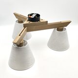  Plafonski luster ANTONIO 3xE14/40W/230V hrast | Eponuda.com
