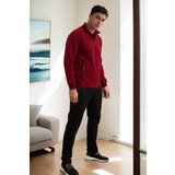 Dewberry 51357 Plus Size Mens Tracksuit Set-BORDEAUX | Shoptok.si