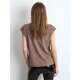 BASIC Feel Good T-shirt-RV-TS-4833.69P-brown | Shoptok.si