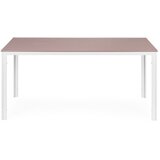Multi Garden Vrtni stol za 6 osoba 156 × 78 cm, polywood, vrtni namještaj, bež-bijeli | shoptok.hr