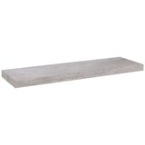 vidaXL plutajuće zidne police 2 kom boja betona 80 x 23,5 x 3,8 cm MDF | shoptok.hr