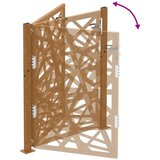 vidaXL Vrtna vrata 105x130 cm Vremensko odporno jeklo Light Design | Shoptok.si