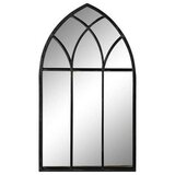 Zidno ogledalo DKD Home Decor Crna Prozor 36 x 2 x 65 cm (65 Dijelovi)  Zidno ogledalo DKD Home Decor Crna Prozor 36 x 2 x 65 cm (65 Dijelovi) Slike