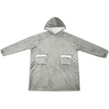  Deka majica s kapuljačom Siva L Flis i flanel | shoptok.hr