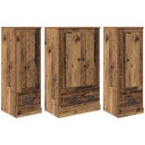  Highboard s ladicama 3 pcs Staro drvo Konstruirano drvo | shoptok.hr