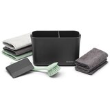 Brabantia Tamno sivi set za pranje suđa od reciklirane plastike SinkSide – | shoptok.hr