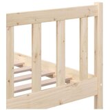  Posteljni okvir iz trdnega lesa 200x200 cm, (20646846) | Shoptok.si