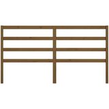  Posteljno vzglavje medeno rjavo 206x4x100 cm trdna borovina, (20648364) | Shoptok.si