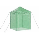  Staklenik s sklopivim okvirom Zelena 200 x 200 x 300 cm Željezo | shoptok.hr