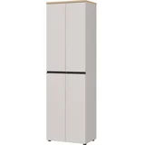 Sivo-bež/u svijetloj prirodnoj boji ormar 59x194x41 cm Cormano –