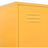 vidaXL Ormarić s ključem boja senfa 35 x 46 x 180 cm čelični | shoptok.hr