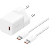 Baseus P10110902213-01 USB-C GaN5 mini 30W mains charger White | shoptok.hr