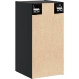  Zidni ormarići 2 kom crni 30 x 30 x 60 cm od masivne borovine | shoptok.hr