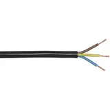 3 izolirani kabel (H03VV-F3G0,75, 5 m, crne boje)