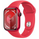 Apple watch S9 gps mrxg3se/a 41mm red alu case w red sport band - s/m, pametni sat cene