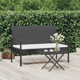  Vrtna klupa s jastukom 105 cm od poliratana | shoptok.hr