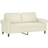 VidaXL Dvosjed krem 140 cm baršunasti VidaXL Dvosjed krem 140 cm baršunasti Slike