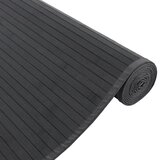  Pravokutni tepih crni 80x100 cm bambus | Shoptok.si