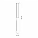 Solea 46 VISILICA 8W 3000K CRNA | ePonuda.com