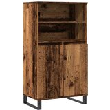 Maison Chic Visoka omara - Komoda - Predalnik starinski les 60x36x110 cm inženirski les, (21721994) Cene