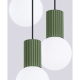 Sollux SL.1725 - visilica na sajli halo 3xG9/8W/230V, prečnik 25 cm, zelene boje | Eponuda.com
