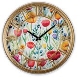 Wallity zidni sat hisar spring blossom, 40x40 cm | ePonuda.com