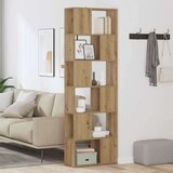 vidaXL Ormarić za knjige/Sobna pregrada Artisan hrast 60x24x186 cm | shoptok.hr