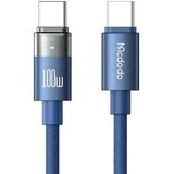 McDodo CA-5586 Kabl 100W TIP-C na TIP-C, DUŽINA 1,2m PLAVI Cene